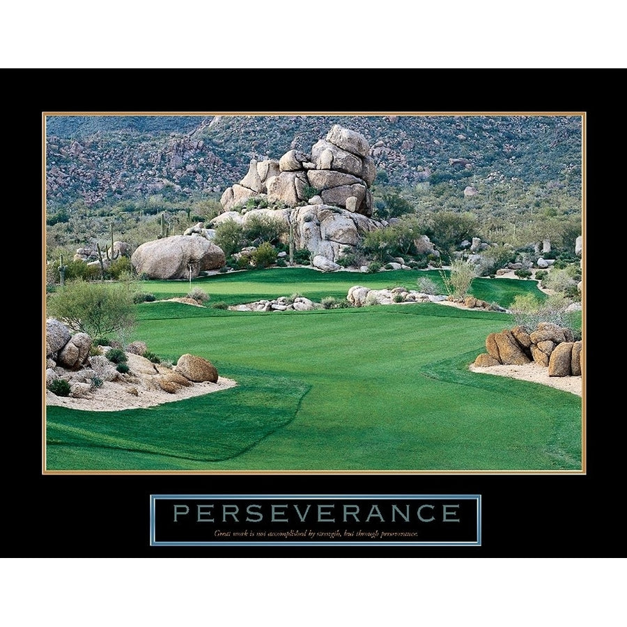 Golf - Perseverance Poster Print by Unknown Unknown M101217 Image 1