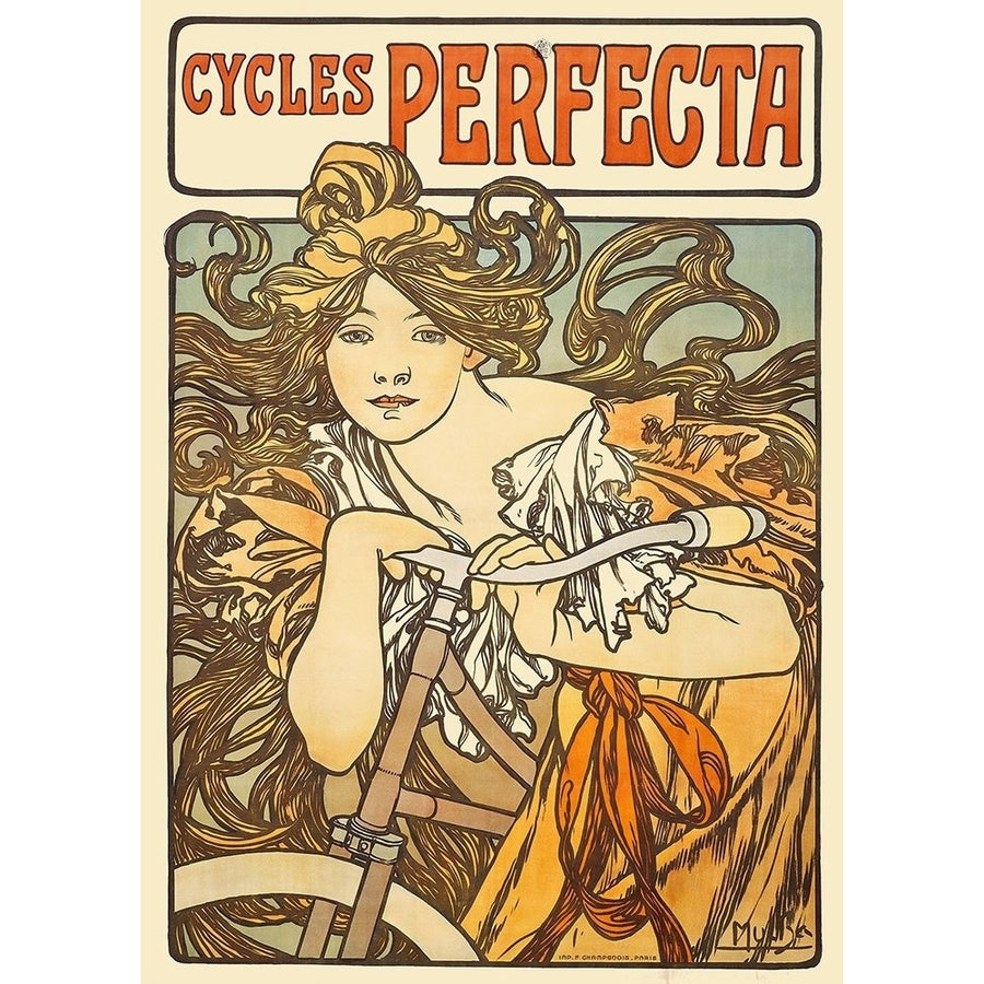 Mucha Alphonse Poster Print by 1902 Cycles Perfecta Image 1