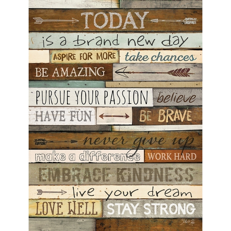 Today is a Brand Day Poster Print by Marla Rae Image 1