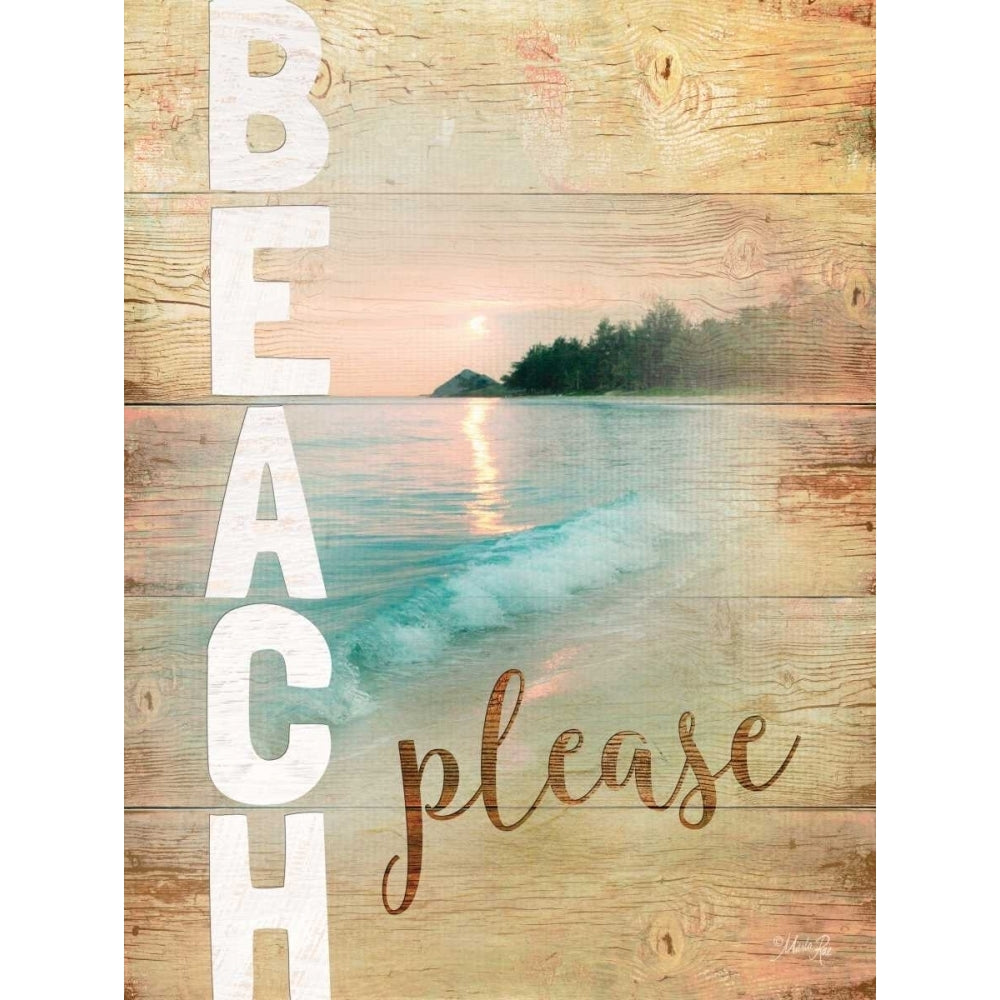 Beach Please Poster Print by Marla Rae Image 1