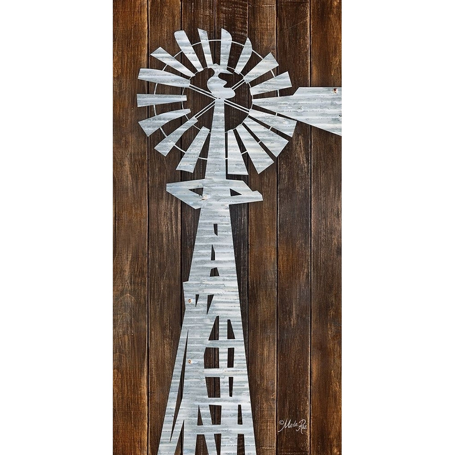 Metal Windmill Poster Print by Marla Rae Image 1