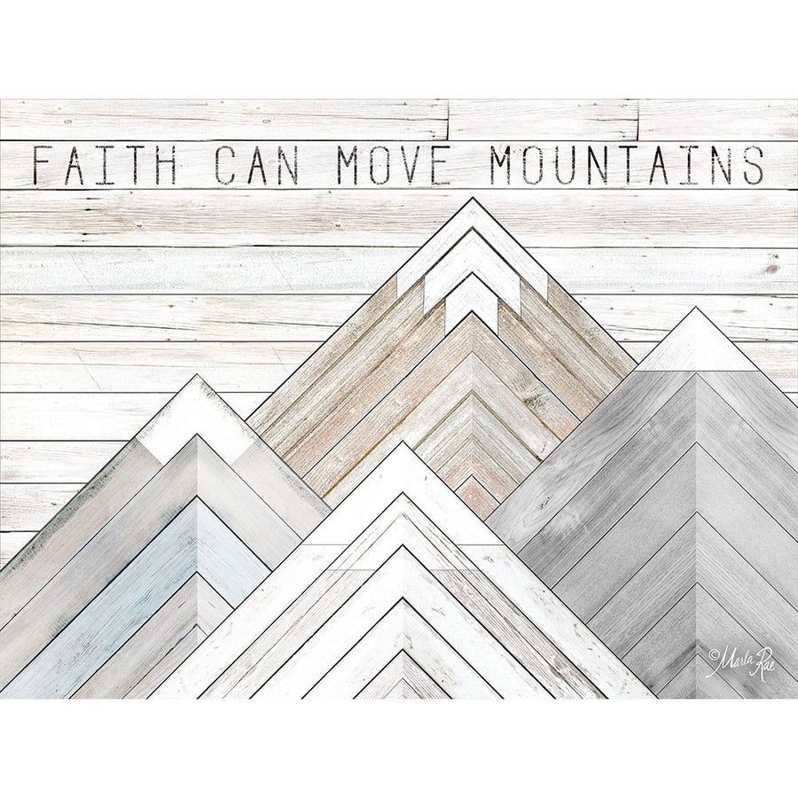 Faith Can Move Mountains Poster Print by Marla Rae Image 1