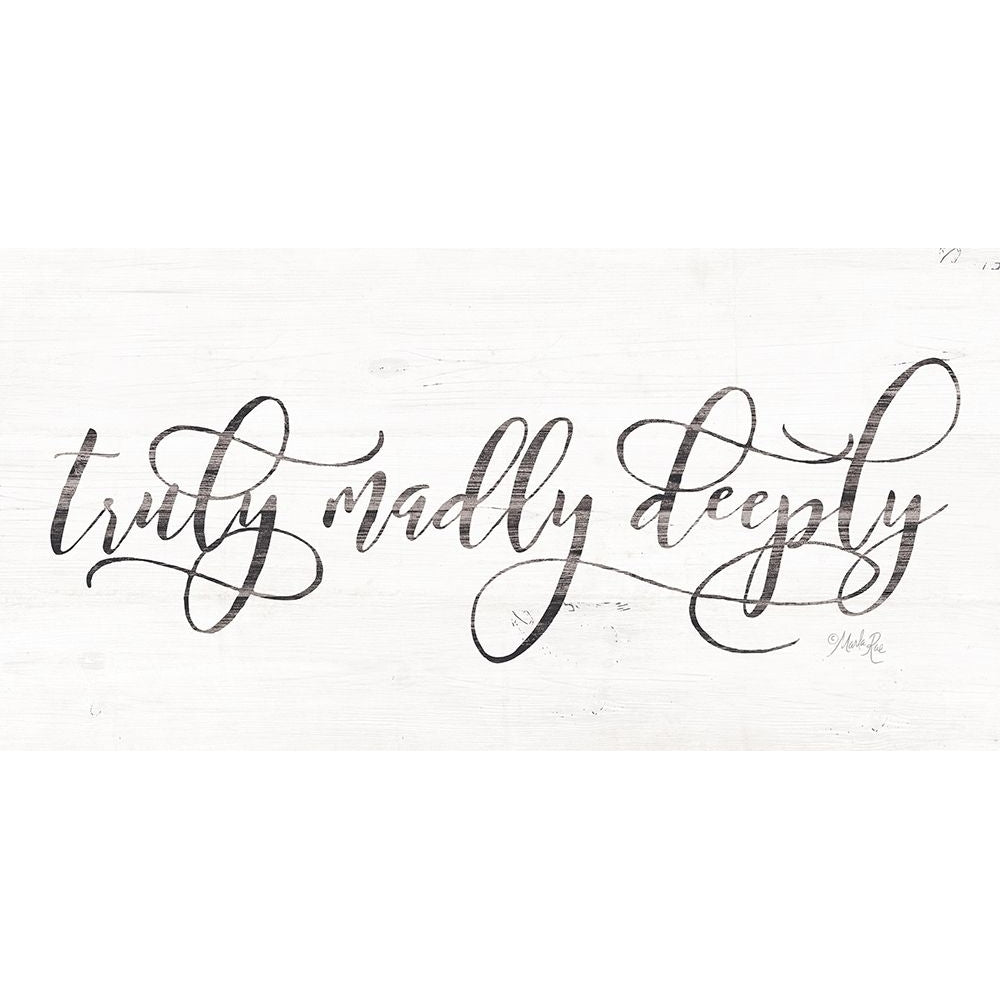 Truly Madly Deeply Poster Print by Marla Rae Image 1