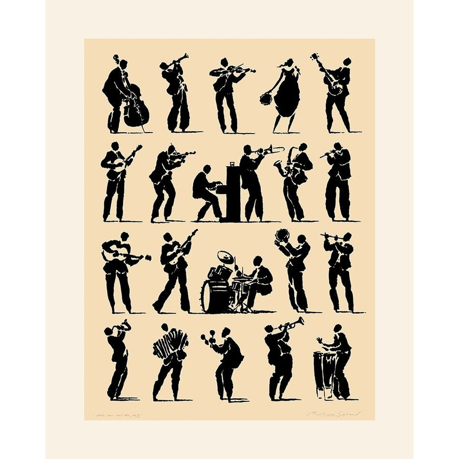 Jazz Poster Print by Philippe Geraud   MC1194 Image 1