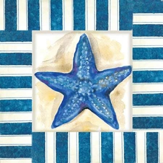 Nautical Starfish Poster Print by Margaret Ferry Image 1