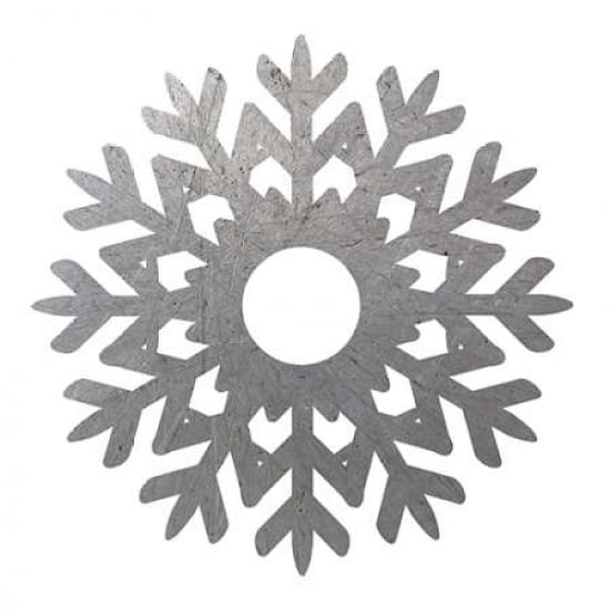 Silver Snowflakes 3 Poster Print by Melody Hogan Image 2