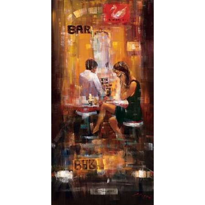 Bar Scene II Poster Print by Madjid Image 1