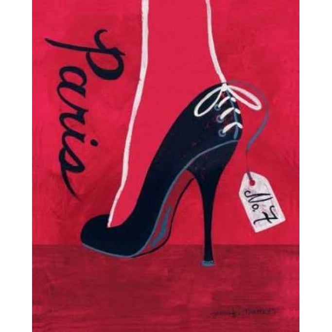 High Heels Paris Poster Print by Jennifer Matla Image 1