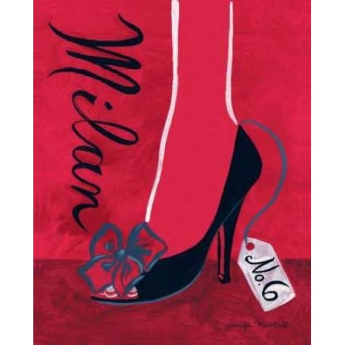 High Heels Milan Poster Print by Jennifer Matla Image 1