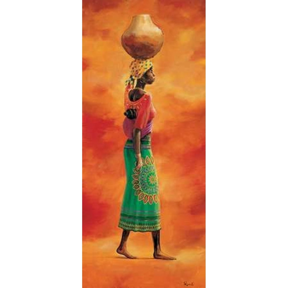 African lady 1-3 Poster Print by Renee Image 2