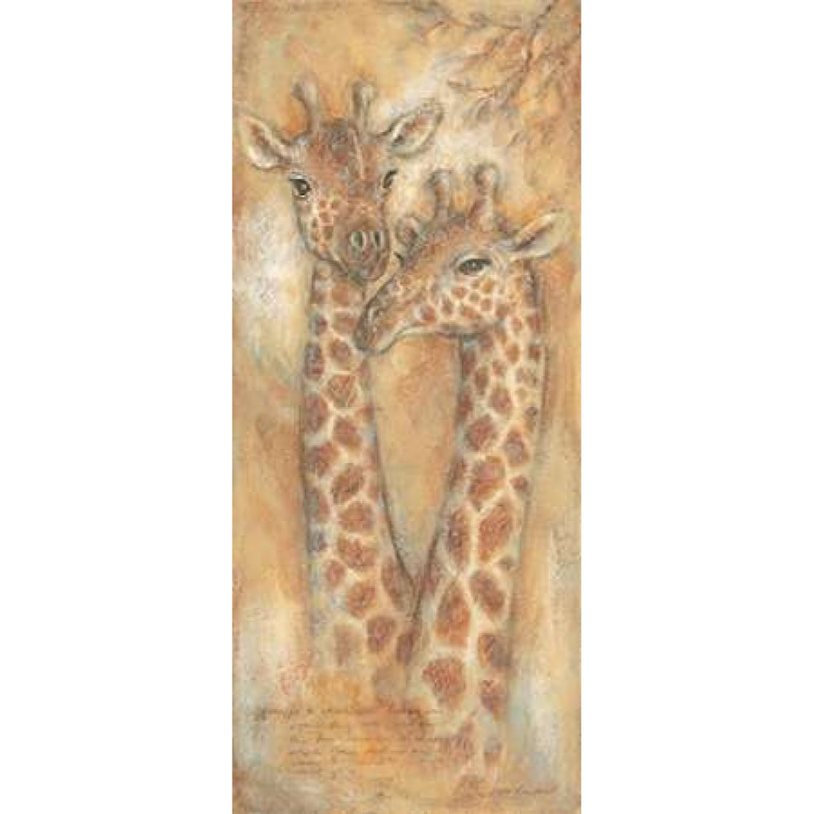 Giraffes watch Poster Print by Judy Kaufman Image 1