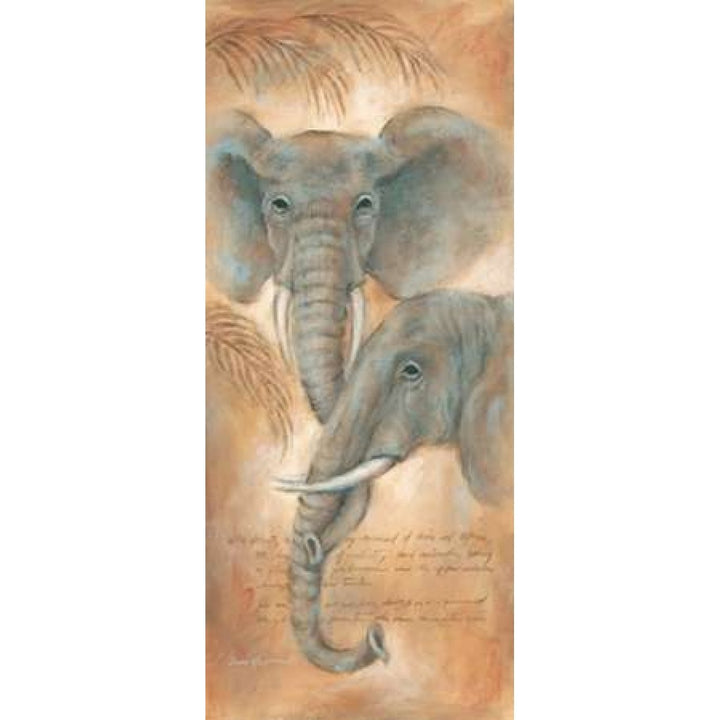 Elephants watch Poster Print by Judy Kaufman Image 2