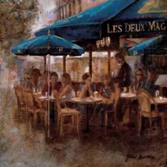 Les Deux Magots Poster Print by Noemi Martin Image 1