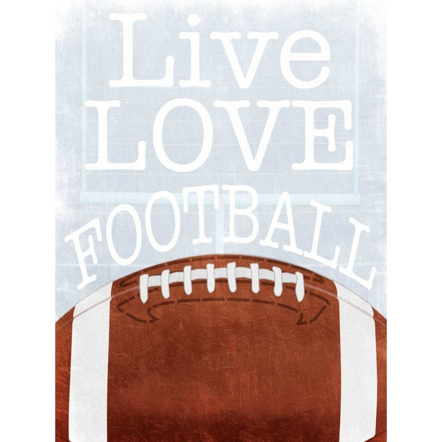 Football Love Poster Print by Marcus Prime Image 1