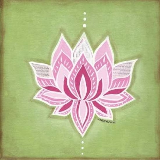 Lotus Flower Poster Print by Monica Martin Image 2