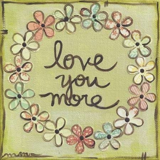 Love You More Poster Print by Monica Martin Image 1