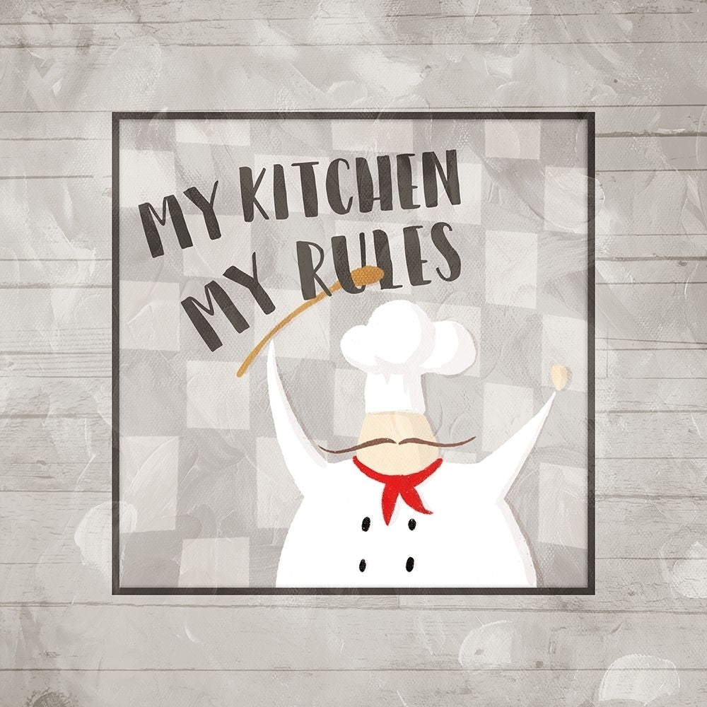 My Kitchen Poster Print by Milli Villa MVSQ590A Image 1