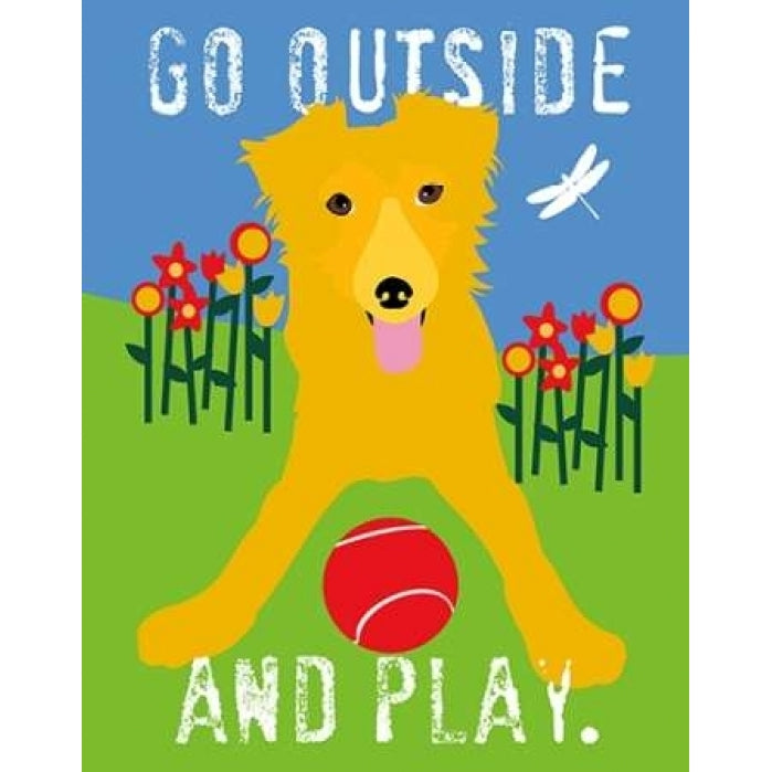 Go Outside and Play Poster Print by Ginger Oliphant Image 1