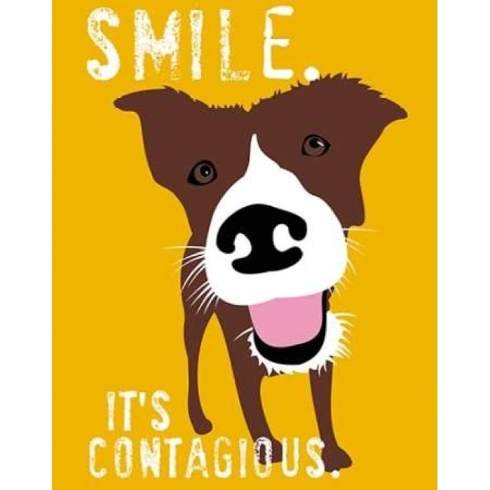 Smile Poster Print by Ginger Oliphant Image 1