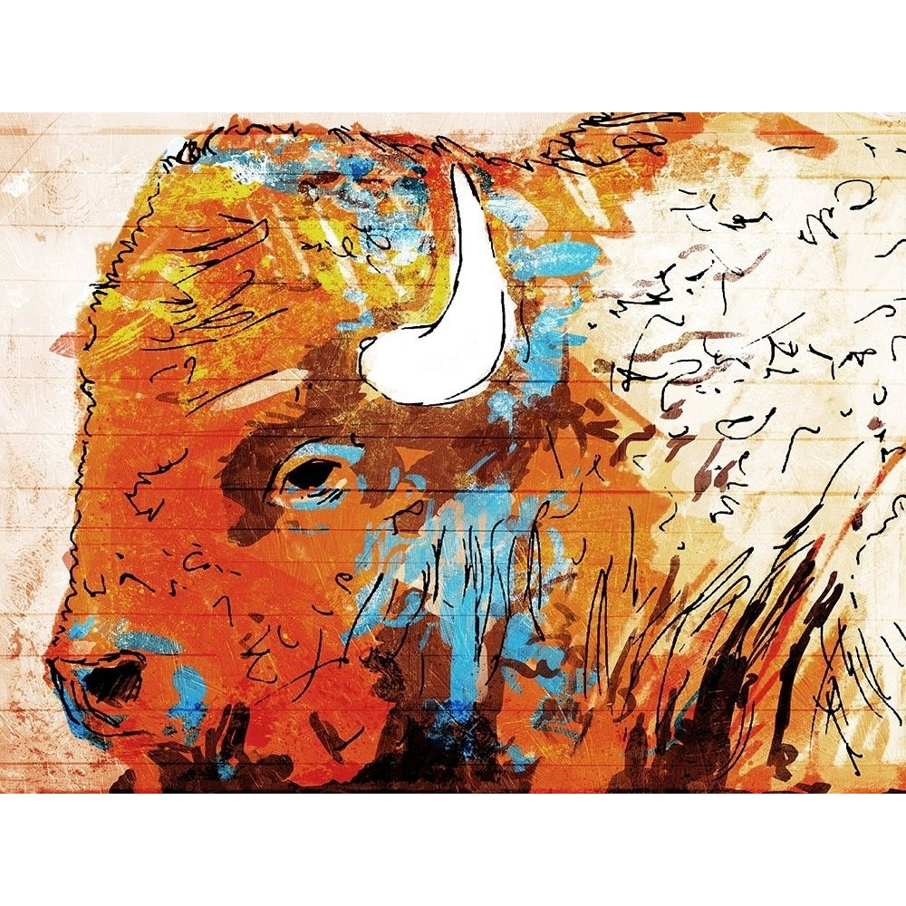 Rich Bison Poster Print by OnRei OnRei Image 1