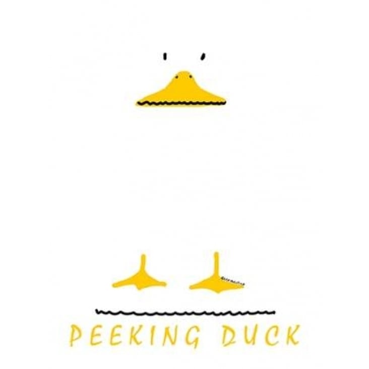 Peeking Duck Poster Print by Leo Posillico Image 1