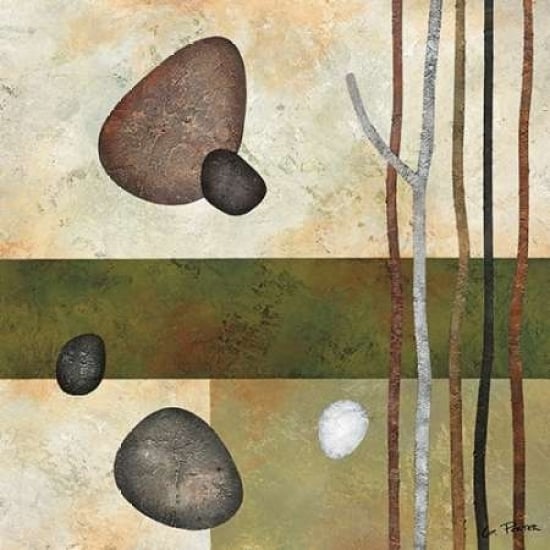 Sticks and Stones VI Poster Print by Glenys Porter Image 1