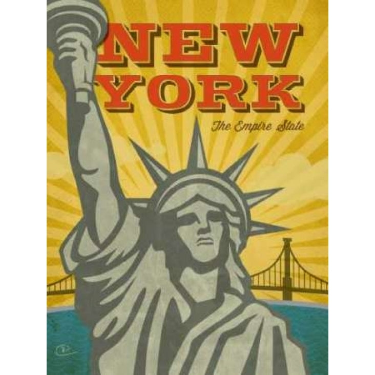 York The Empire State Poster Print by Renee Pulve Image 1