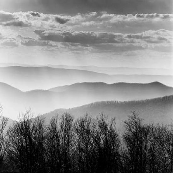 Misty Mountains Poster Print by PhotoINC Studio Image 2