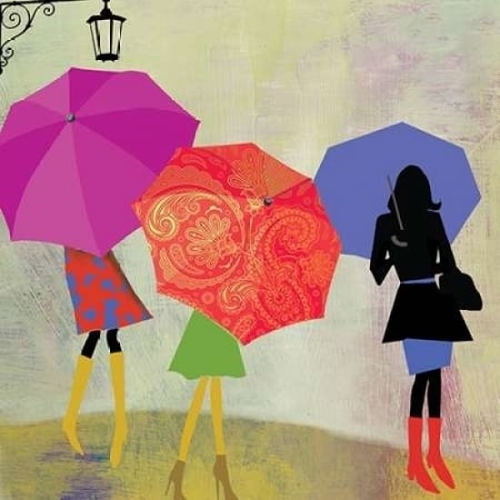 Umbrella Girls Poster Print by PI Studio - Item PDXPA195ASMALL Image 2