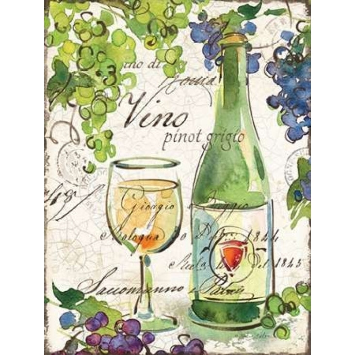 Vin Pinot Poster Print by Julie Paton Image 1