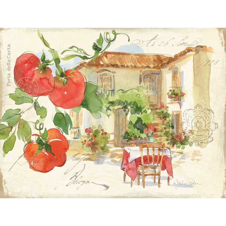 Piazzette Tomatoes Poster Print by Julie Paton Image 1