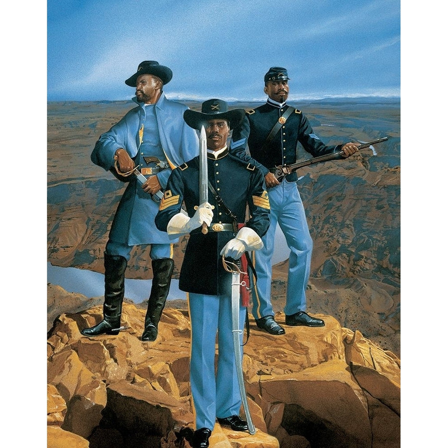 Buffalo Soldiers Poster Print by Unknown Unknown PE101643 Image 1