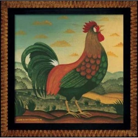 Rooster Poster Print by Diane Pedersen Image 1