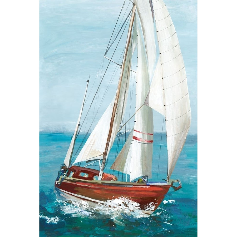 Single Sail II Poster Print by Allison Pearce Image 1