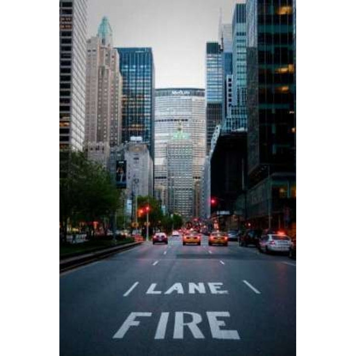 Manhattan Fire Lane Poster Print by Erin Berzel Image 1