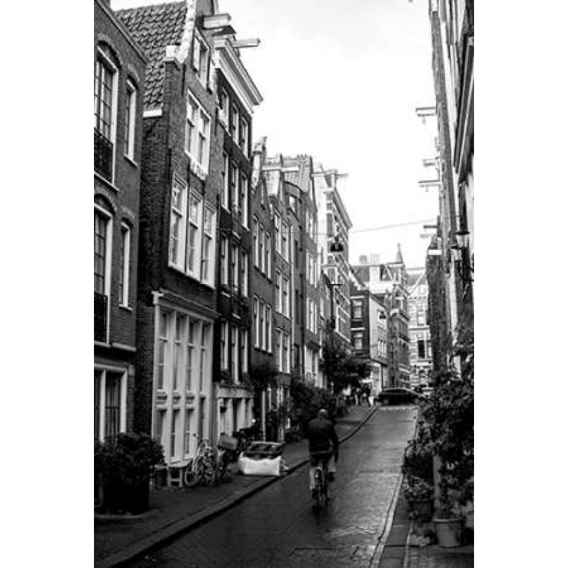 Amsterdam Black and White Street Poster Print by Erin Berzel Image 1