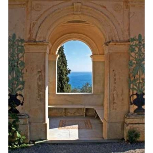 Window to the Mediterranean Poster Print by Rita Crane Image 2