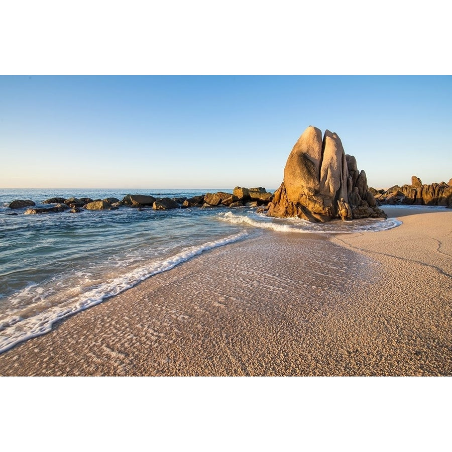 Whale Rock Baja Poster Print by Stan Hellmann Image 1