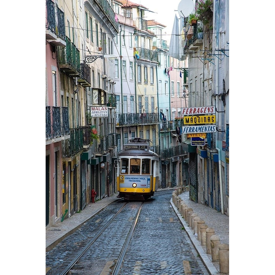 Lisbon Tram 28 Poster Print by Stan Hellmann Image 1