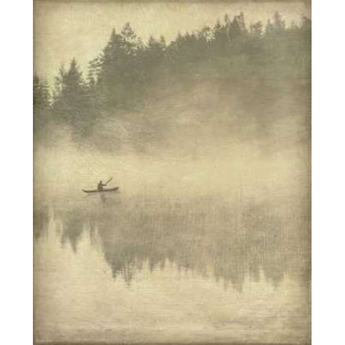 Foggy Lake II Poster Print by Amy Melious Image 1