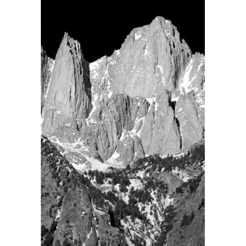 Morning on Mt. Whitney I BW Poster Print by Douglas Taylor Image 2