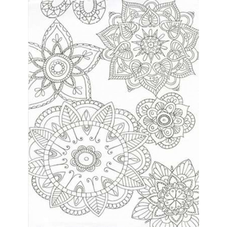 Floral Mandala Poster Print by Pam Varacek Image 2