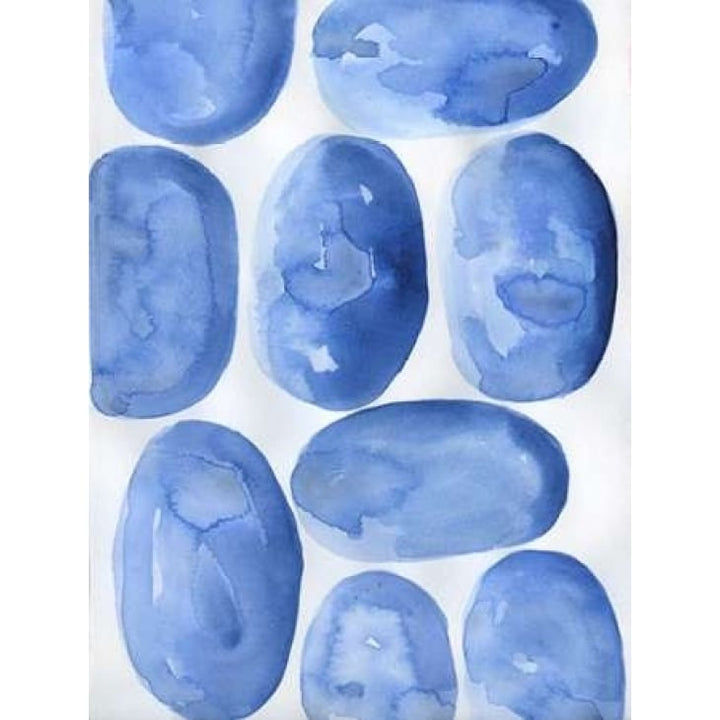 Indigo Stones Poster Print by Pam Varacek Image 1