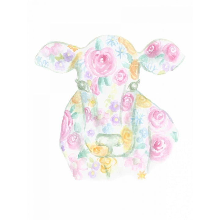 Floral Cow Poster Print by Pam Varacek Image 2