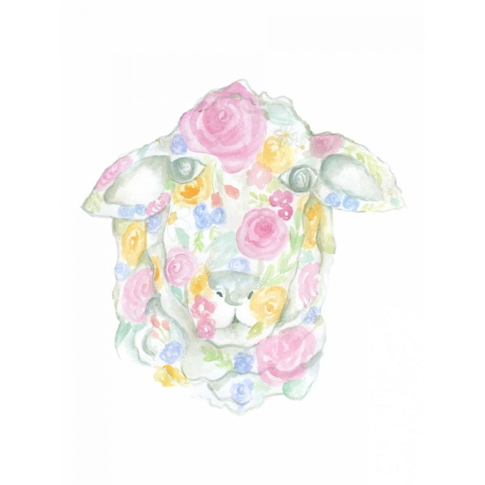 Floral Sheep Poster Print by Pam Varacek Image 2