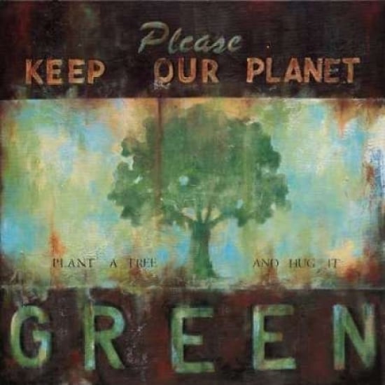 Green Planet Poster Print by Wani Pasion Image 2