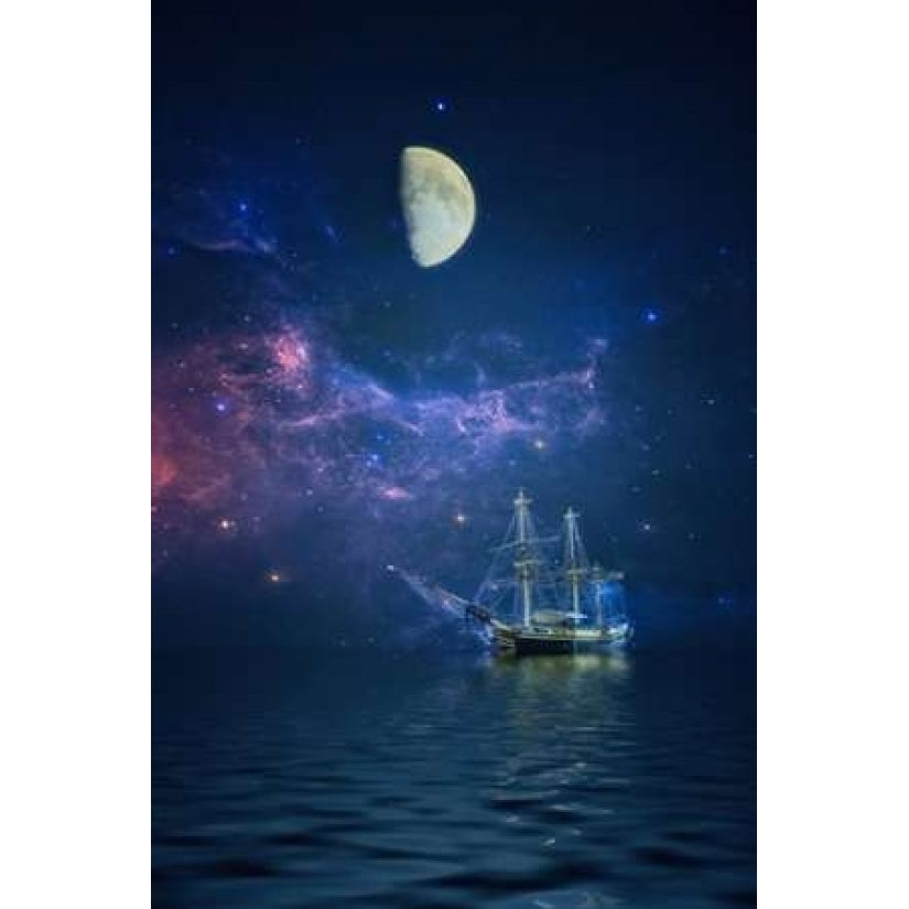 By Way of The Moon and Stars Poster Print by John Rivera Image 2