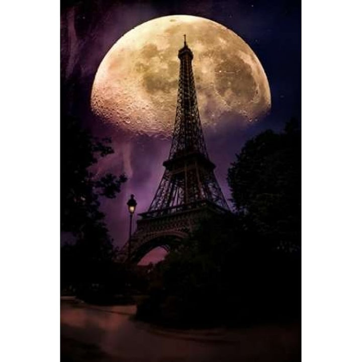 Moonlight in Paris Poster Print by John Rivera Image 1