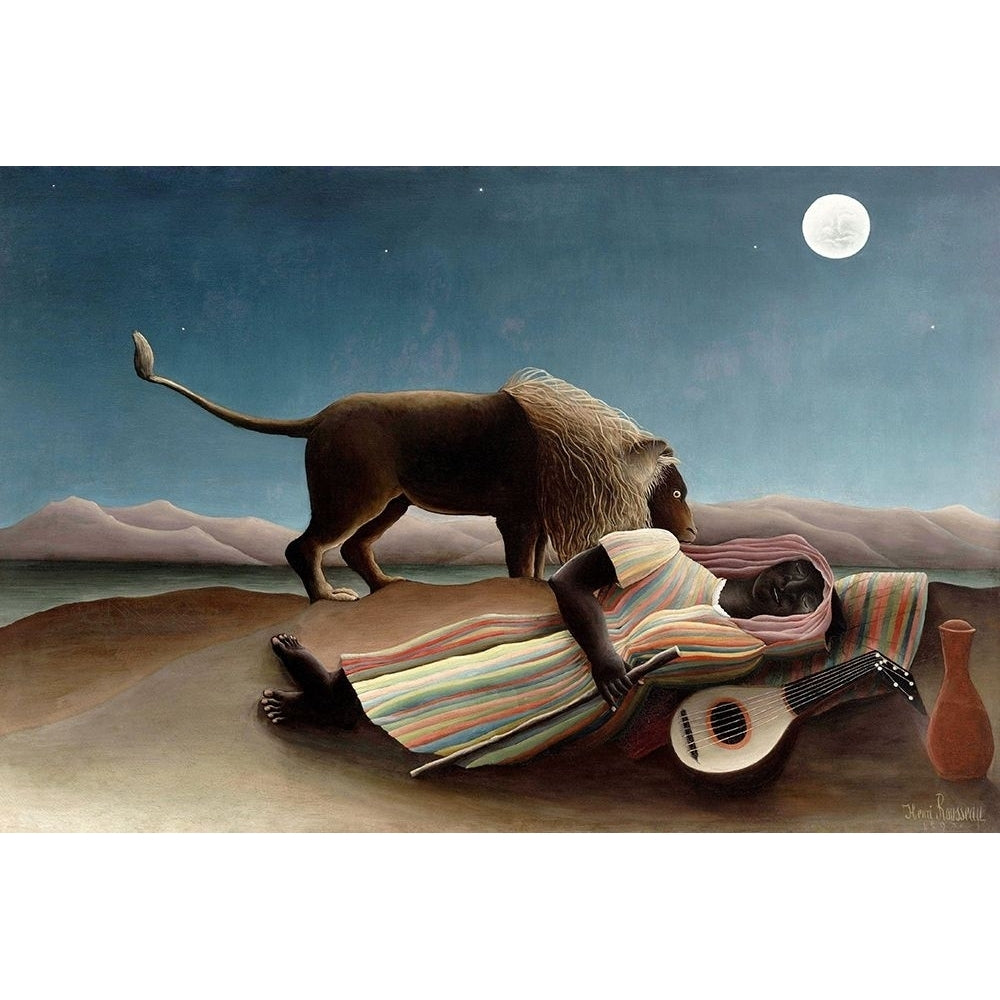 The Sleeping Gypsy 1897 Poster Print by Henri Rousseau Image 1