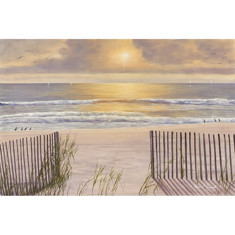 Beach Light Poster Print by Diane Romanello Image 1